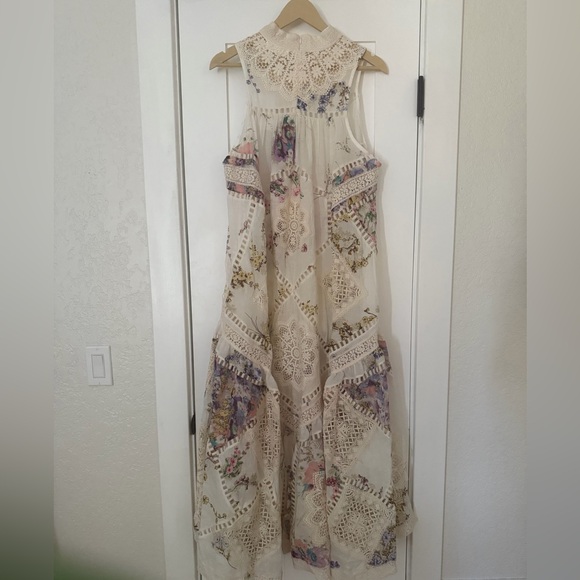 Zimmermann Lace and Floral Dress